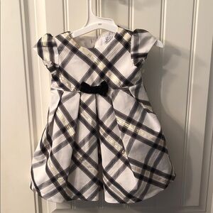 103.  Plaid Dress with Bow Accent size 9 months